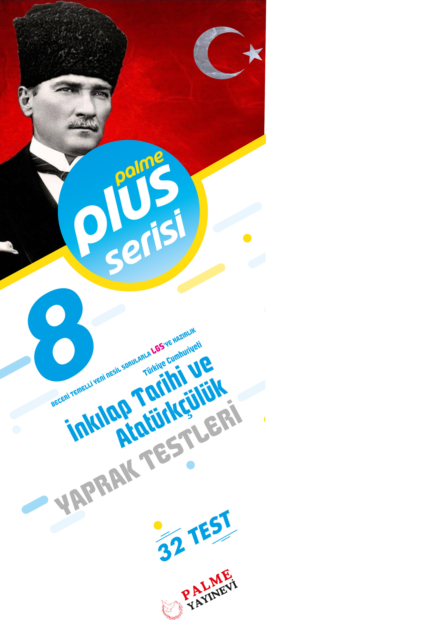 8. Sınıf Pus Serisi T.C. İnkılap Tarihi ve Atatürkçülük Yaprak Testleri kapak görseli